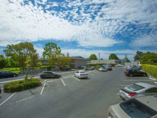 Parking lot for the apartments